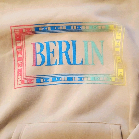 Yellowish/Beige Hoodie - Picture 2 of 2